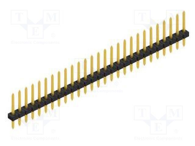 Connector: pin strips; pin header; male; PIN: 27; 2mm; THT; 1x27