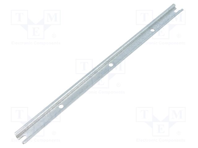 DIN rail; steel; W: 15mm; L: 240mm; ALN082506,ALN162609