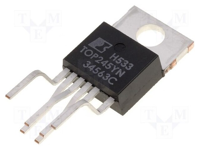 PMIC; AC/DC switcher,SMPS controller; 61.5÷140kHz; TO220-7C