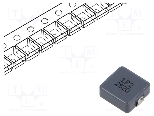 Inductor: wire; SMD; 1.2uH; ±20%; 11x10x3.8mm
