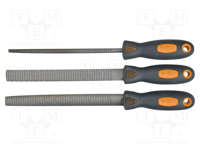 Kit: files; wood,grinding; 3pcs.