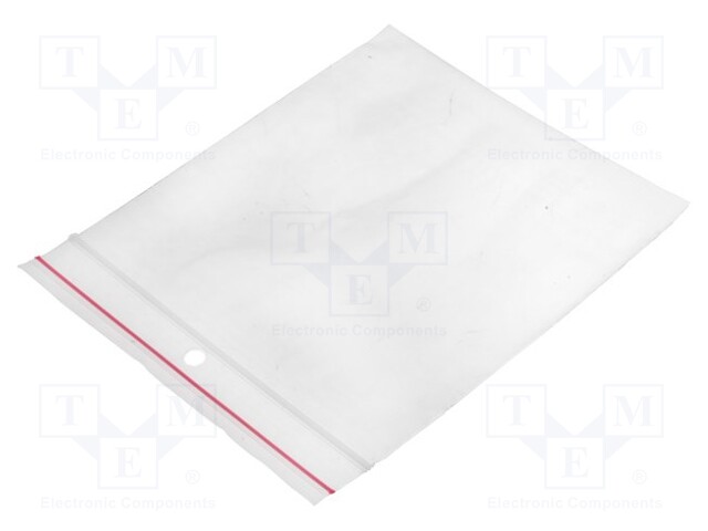 Self-seal bag; L: 100mm; Width: 100mm; Thick: 45um; polyetylene