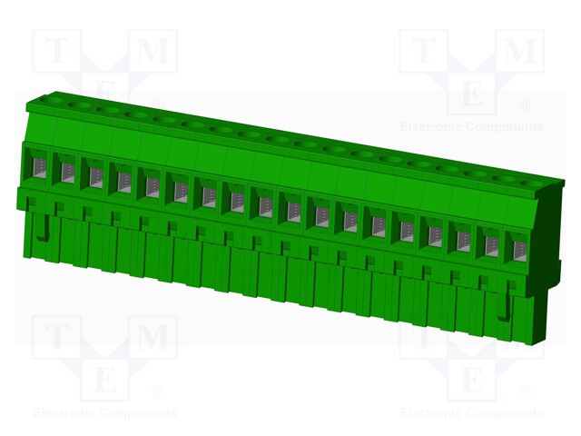 Connector: pluggable terminal block; plug; female; angled 90°