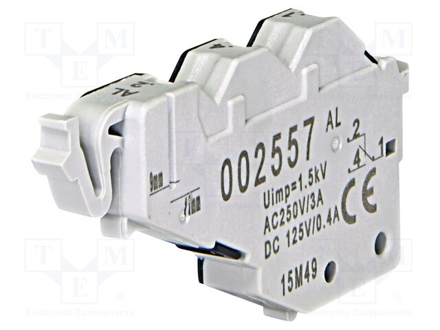 Signalling contacts; 230VAC; 3A; inside; Contacts: SPDT; EB2S,ED2S