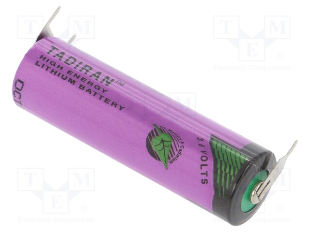 Battery: lithium (LTC); 3.6V; AA; Ø14.7x50.5mm; 2400mAh
