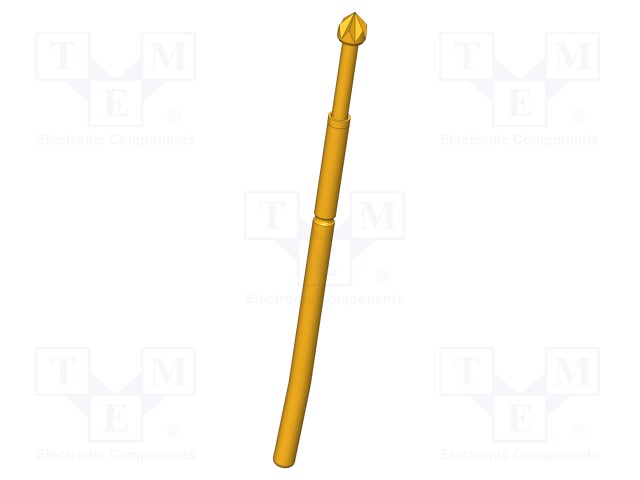 Needle-like test probe; Operational spring compression: 2.2mm
