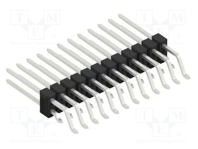 Connector: pin strips; pin header; male; PIN: 24; 2.54mm; SMT; 2x12