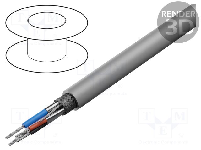 Wire; 1x2x15AWG,1x2x18AWG; DeviceBus,DeviceNet; stranded; Cu