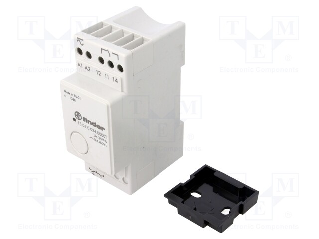 Relay: installation; bistable,monostable; SPDT; 24VAC; 16A; IP20
