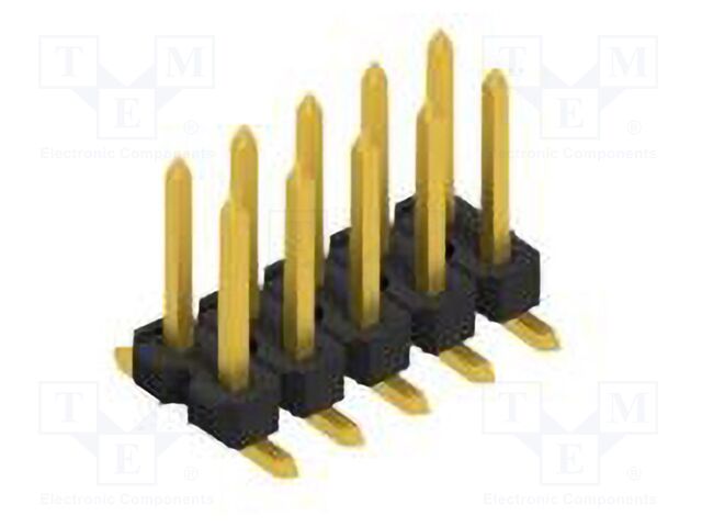 Connector: pin strips; pin header; male; PIN: 10; 2.54mm; SMT; 2x5