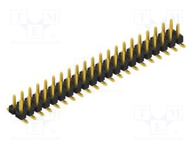 Connector: pin strips; pin header; male; PIN: 42; 2.54mm; SMT; 2x21