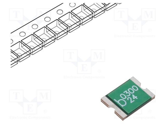 Fuse: PTC polymer; 3A; Imax: 100A; Case: 2920; 0ZCF