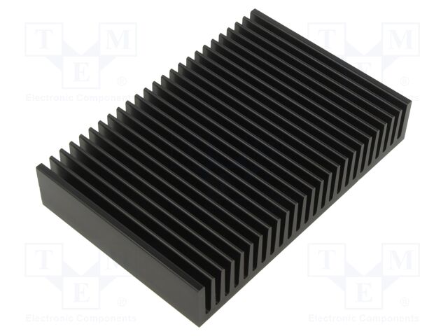 Heatsink: extruded; grilled; black; L: 100mm; W: 150mm; H: 27mm