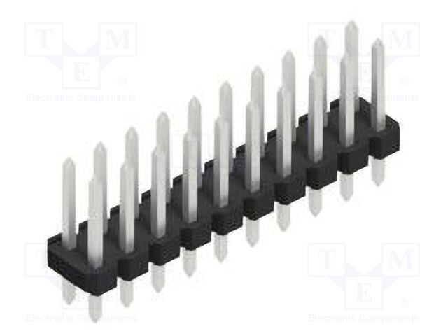 Connector: pin strips; pin header; male; PIN: 20; 2.54mm; THT; 2x10