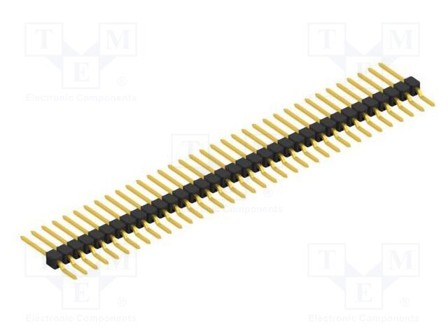Connector: pin strips; pin header; male; PIN: 35; 2.54mm; SMT; 1x35