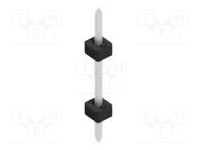 Connector: pin strips; pin header; male; PIN: 1; 2mm; THT; 1x1; 100V