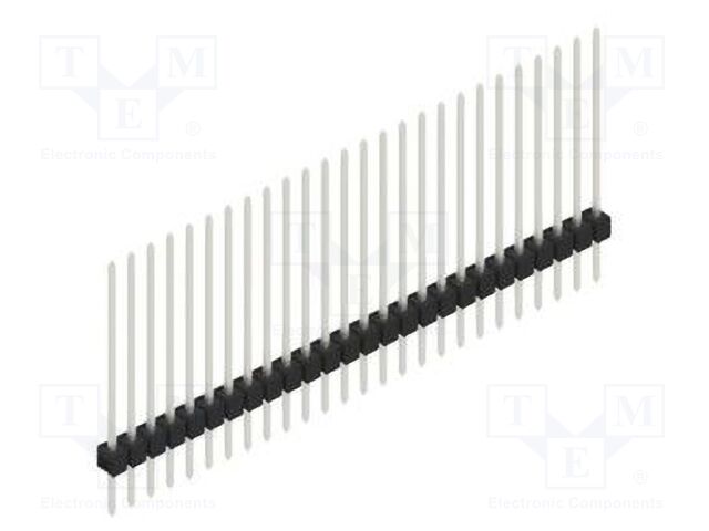 Connector: pin strips; pin header; male; PIN: 26; 2.54mm; THT; 1x26