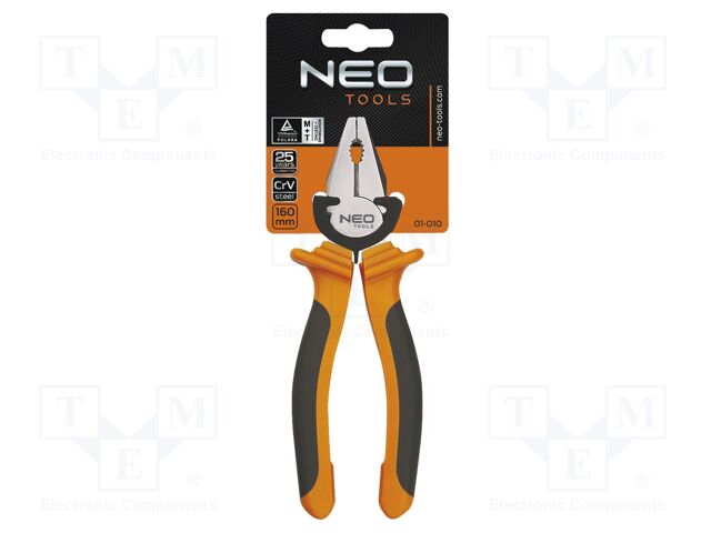 Pliers; for gripping and cutting,universal; 160mm