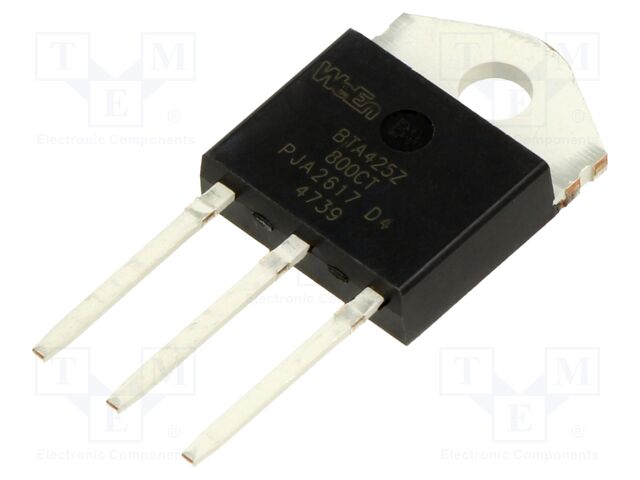 Triac; 800V; 25A; TO3P; Igt: 35mA; Ifsm: 250A; 3Q,Hi-Com