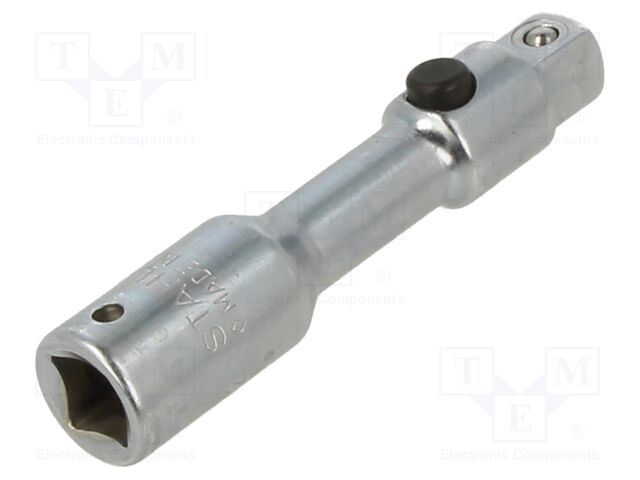 Extension; 1/4"; chromium steel; Plating: chromium; 54mm