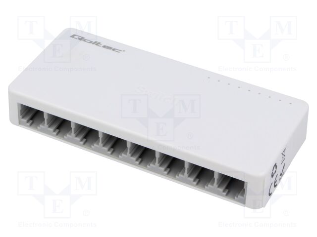 Switch Fast Ethernet; PnP,LED status indicator,PoE (PoE); 150m