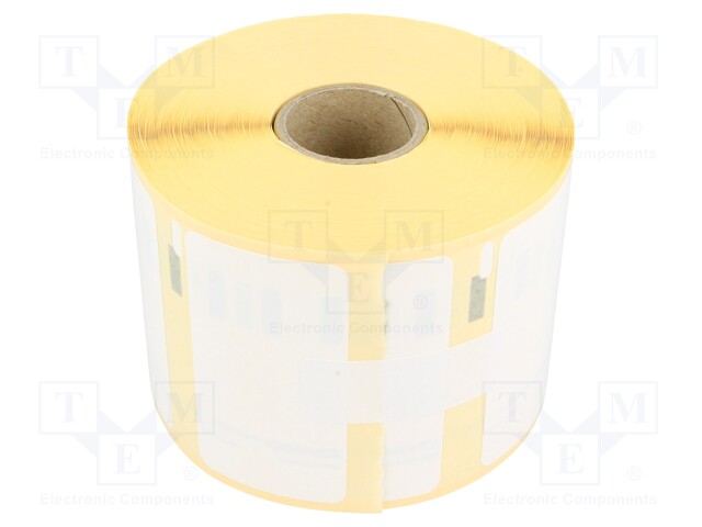 Label; Colour: white; Character colour: black; Label l: 57mm