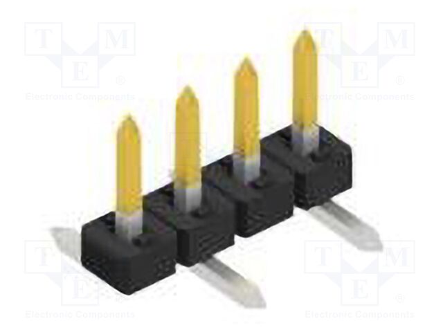 Connector: pin strips; pin header; male; PIN: 4; 2mm; SMT; 1x4; 100V