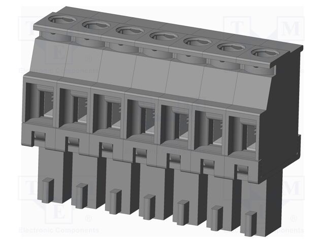 Connector: pluggable terminal block; plug; female; angled 90°