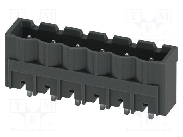 PCB headers, nominal cross section: 2.5 mm?, color: black, n