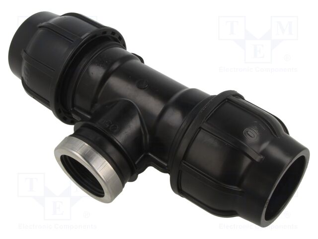Splice terminal: clamping; for PE pipes; Plast; Medium: water