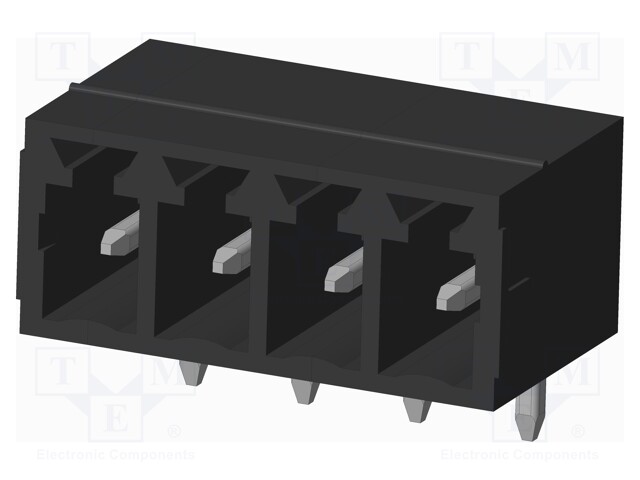 Connector: pluggable terminal block; socket; male; on PCBs