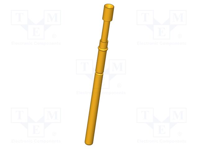 Test needle; Operational spring compression: 4mm; 5A; Ø: 2mm; 0.6N