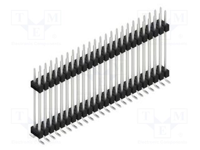Connector: pin strips; pin header; male; PIN: 48; 2.54mm; SMT; 2x24