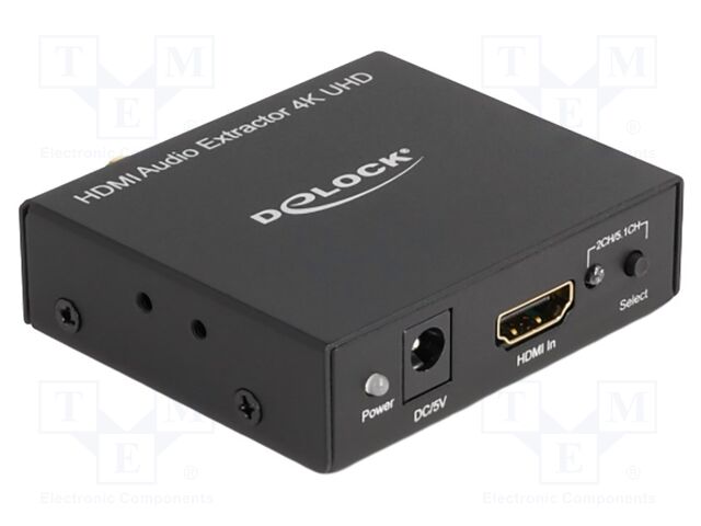 Extractor; HDMI 1.4,High Speed; Input: DC socket,HDMI socket