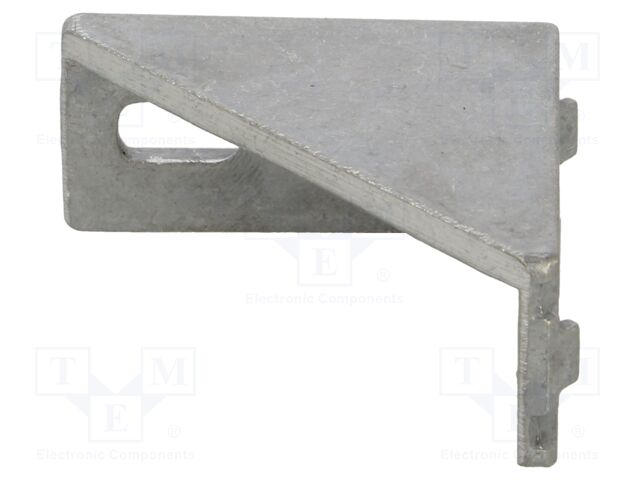 Angle bracket; for profiles; W: 18mm; H: 38mm; L: 38mm; aluminium
