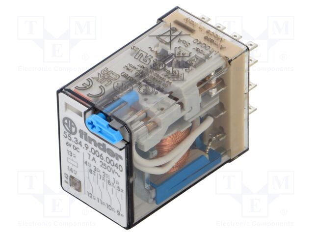 Relay: electromagnetic; industrial