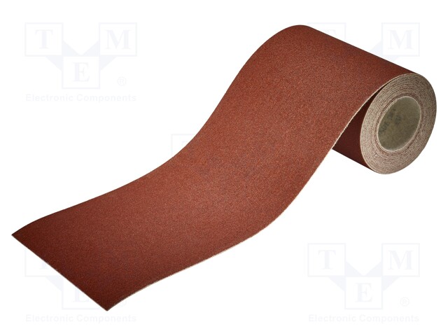 Sandpaper; Granularity: 12; Mounting: bur; W: 115mm; L: 4m
