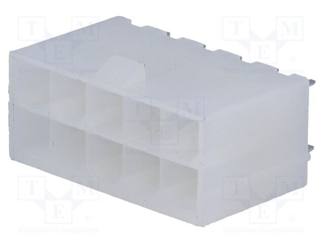 Socket; wire-board; male; MF42; 4.2mm; PIN: 10; THT; 7A; tinned
