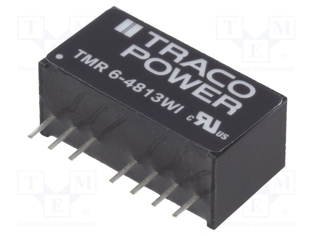 Converter: DC/DC; 6W; Uin: 18÷75V; 15VDC; Iout: 400mA; SIP8; 4.8g