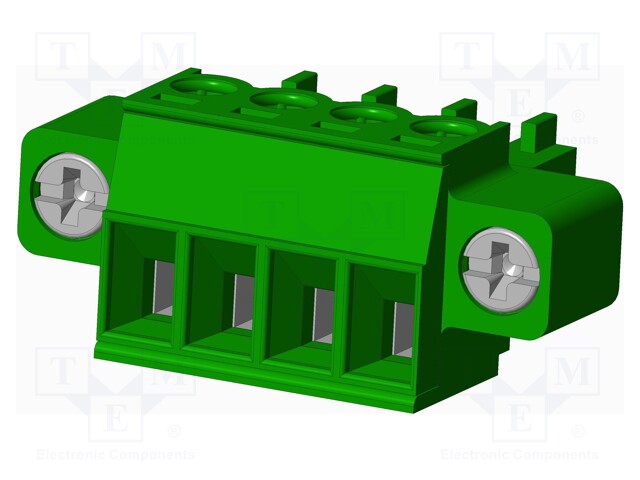 Connector: pluggable terminal block; plug; female; straight; 10A