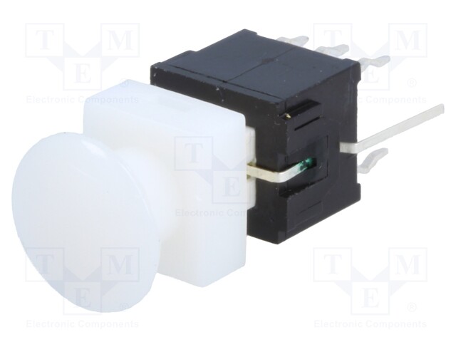 Switch: keypad; Pos: 2; DPDT; 0.1A/30VDC; colourless; Illumin: LED
