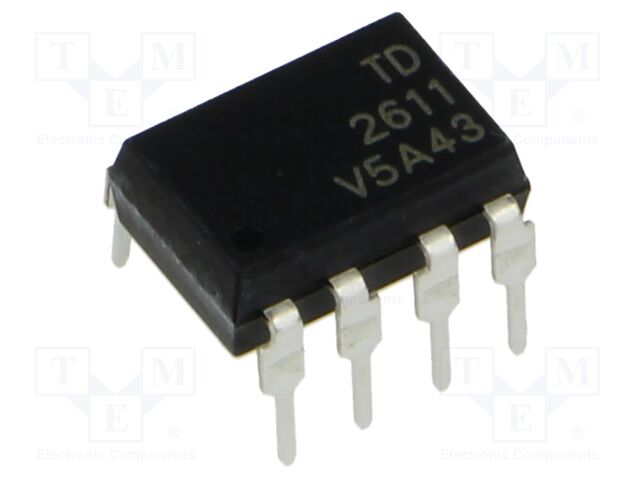 Optocoupler; THT; OUT: logic; 5kV; DIP8; Colour: black