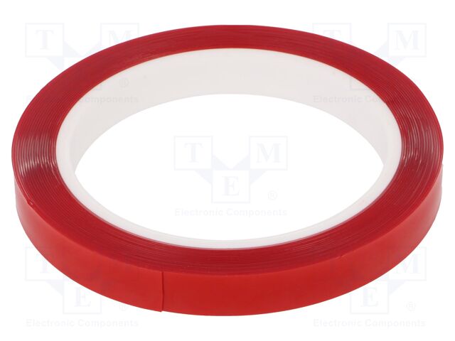 Tape: fixing; W: 12mm; L: 5.5m; Thk: 0.5mm; double-sided; acrylic