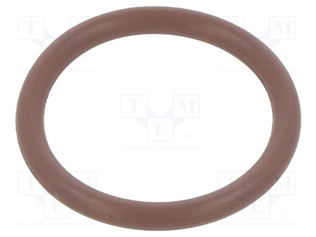 O-ring gasket; FPM; D: 2mm; Øint: 16mm; brown; -20÷200°C