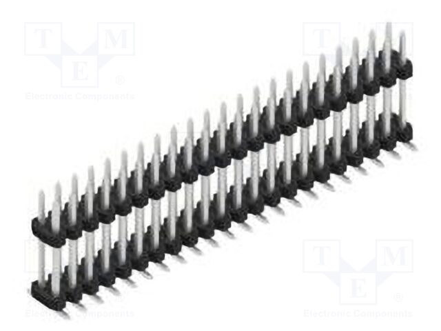 Connector: pin strips; pin header; male; PIN: 44; 2mm; SMT; 2x22