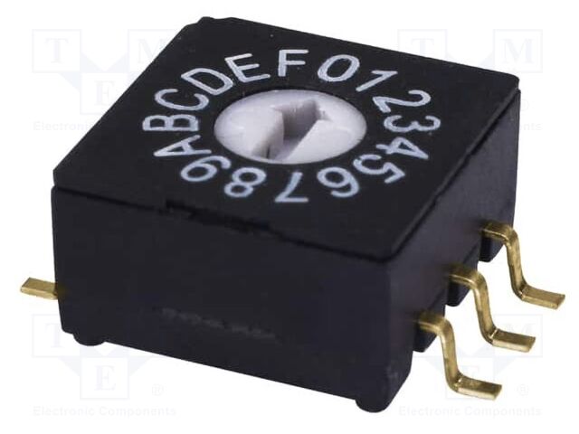 Encoding switch; DEC/BCD; Pos: 10; SMT; Rcont max: 50mΩ; Mat: PA9T