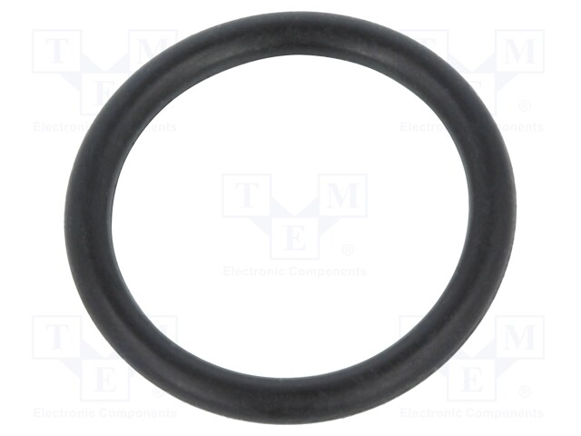 O-ring gasket; NBR; D: 2mm; Øint: 15mm; black; -30÷100°C