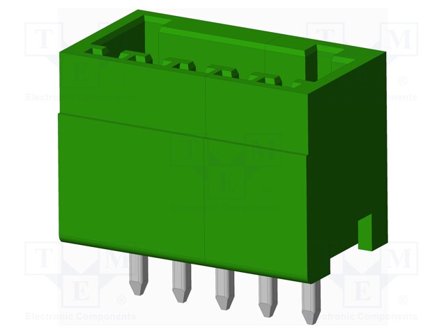 Connector: pluggable terminal block; socket; male; straight; THT