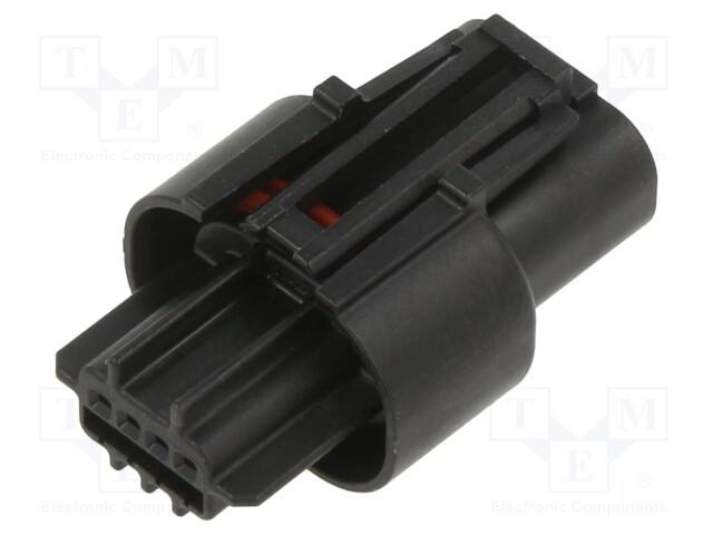 RECEPTACLE ASSY, 4CKT,1.8MM SLD WTW