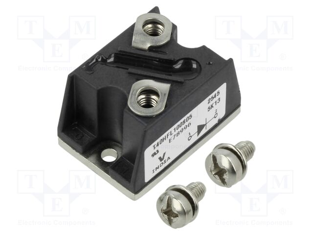 Diode Module, 1 kV, 40 A, 1.6 V, Single, VS-T40HFL Series